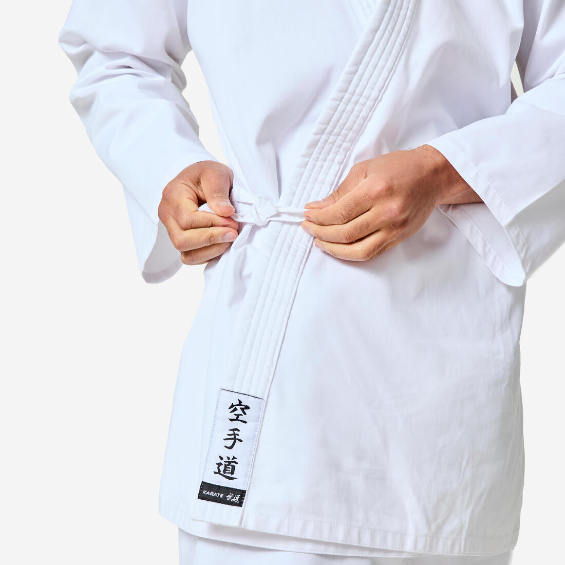 Kimono de karaté léger et ajusté, blanc