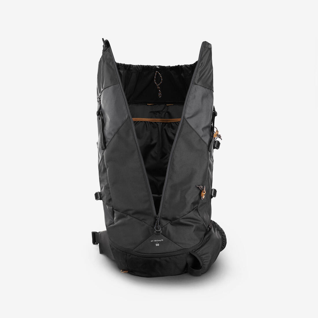 Sac à dos de trekking homme 50 l - mt100 easyfit
