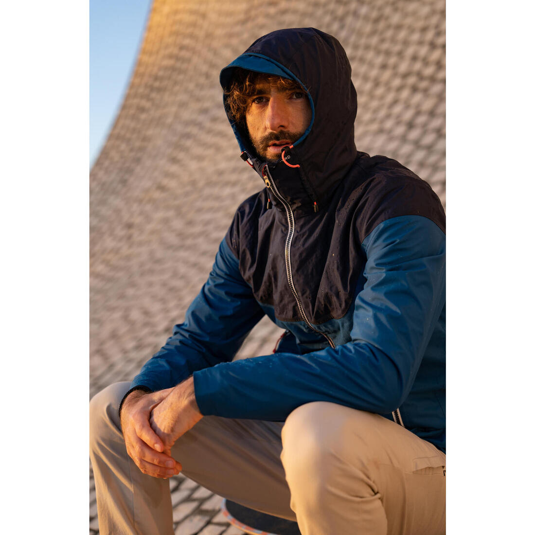 Veste imperméable de voile - veste de pluie coupe vent sailing 100