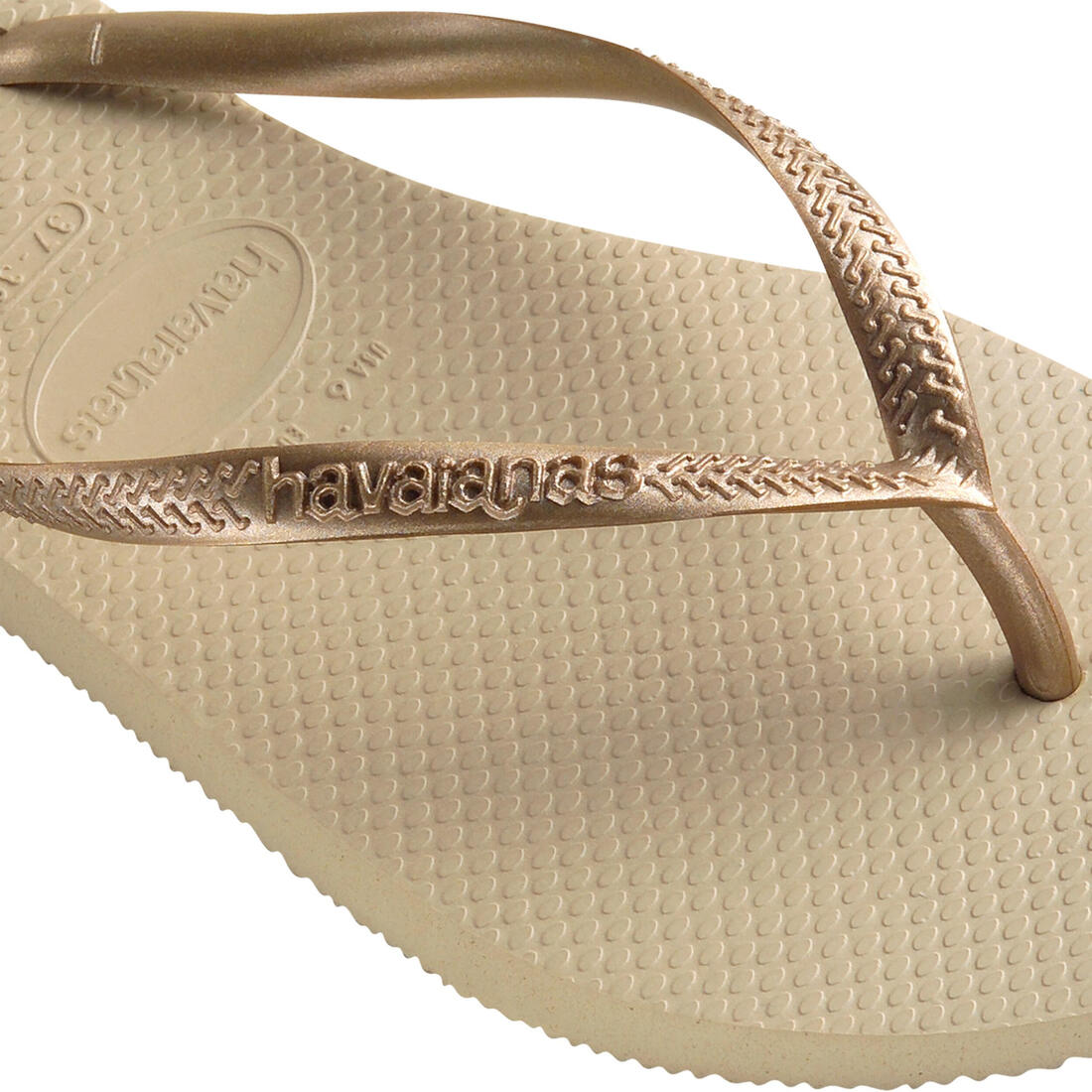 TONGS FEMME SLIM Beige