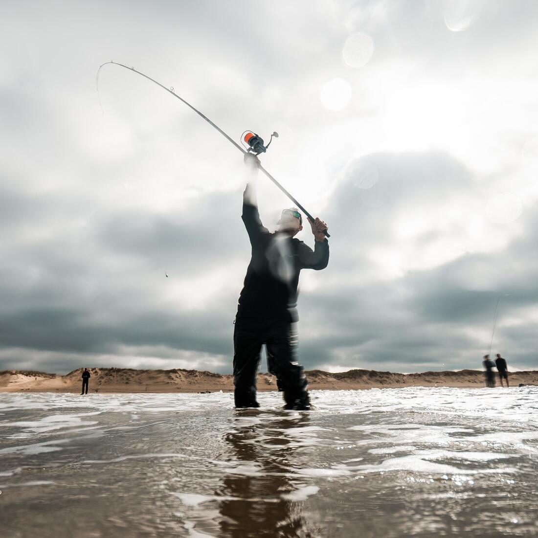 Canne surfcasting pêche en mer SYMBIOS 900 4.20m 100-200g Hybrid
