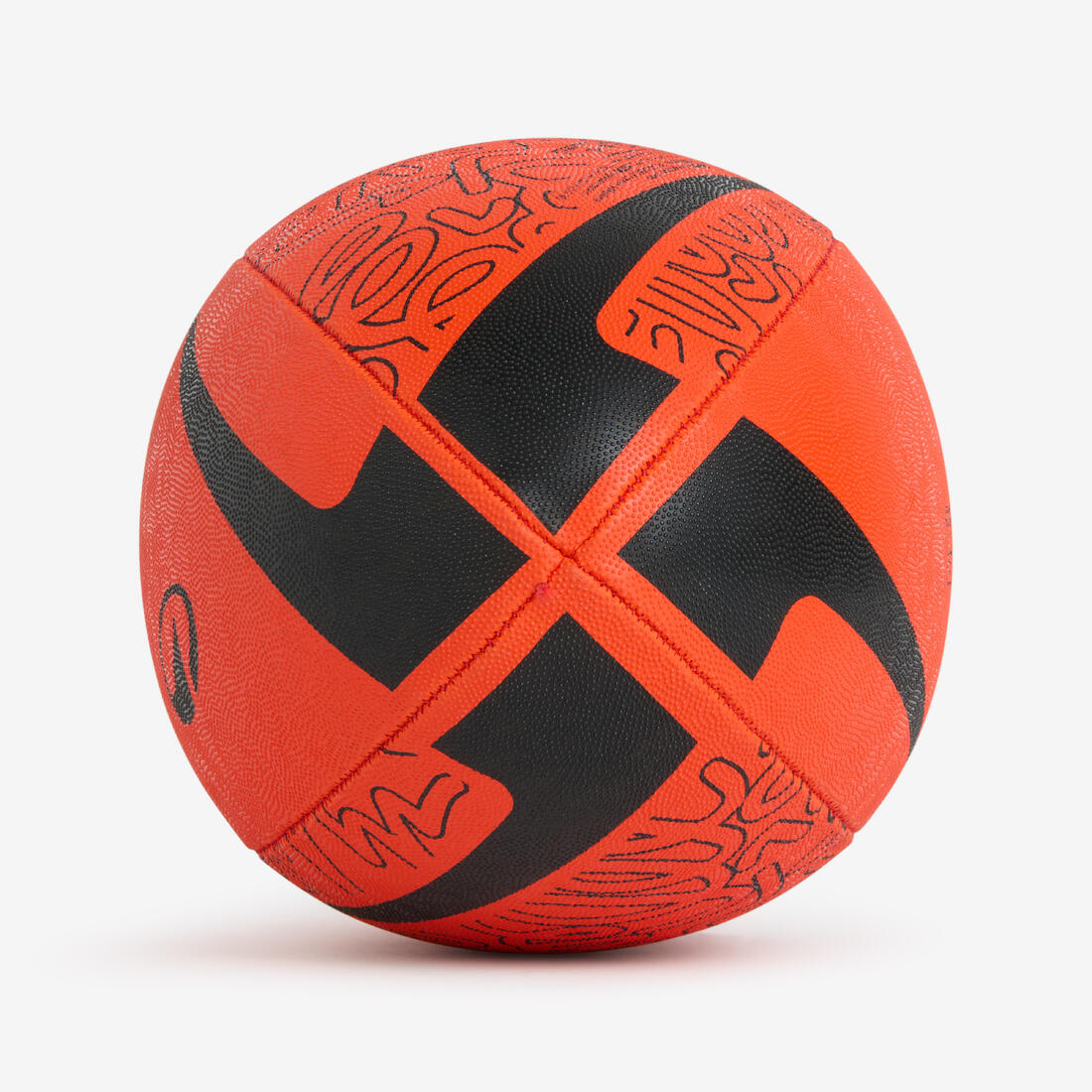 Ballon de rugby taille 4 - Ballon de rugby initiation Light orange S4