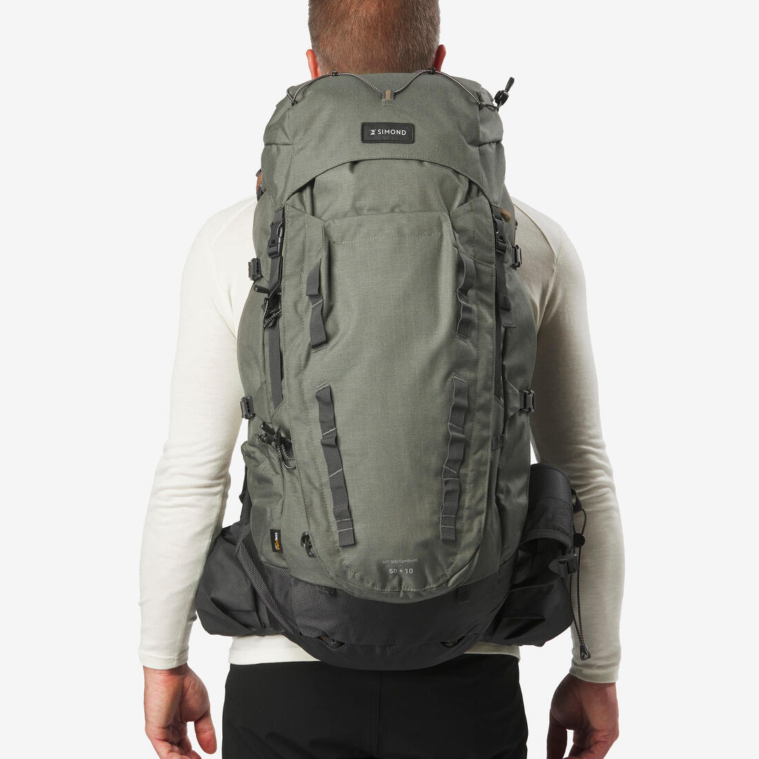 Sac à dos de trekking homme 50+10l - mt900 symbium