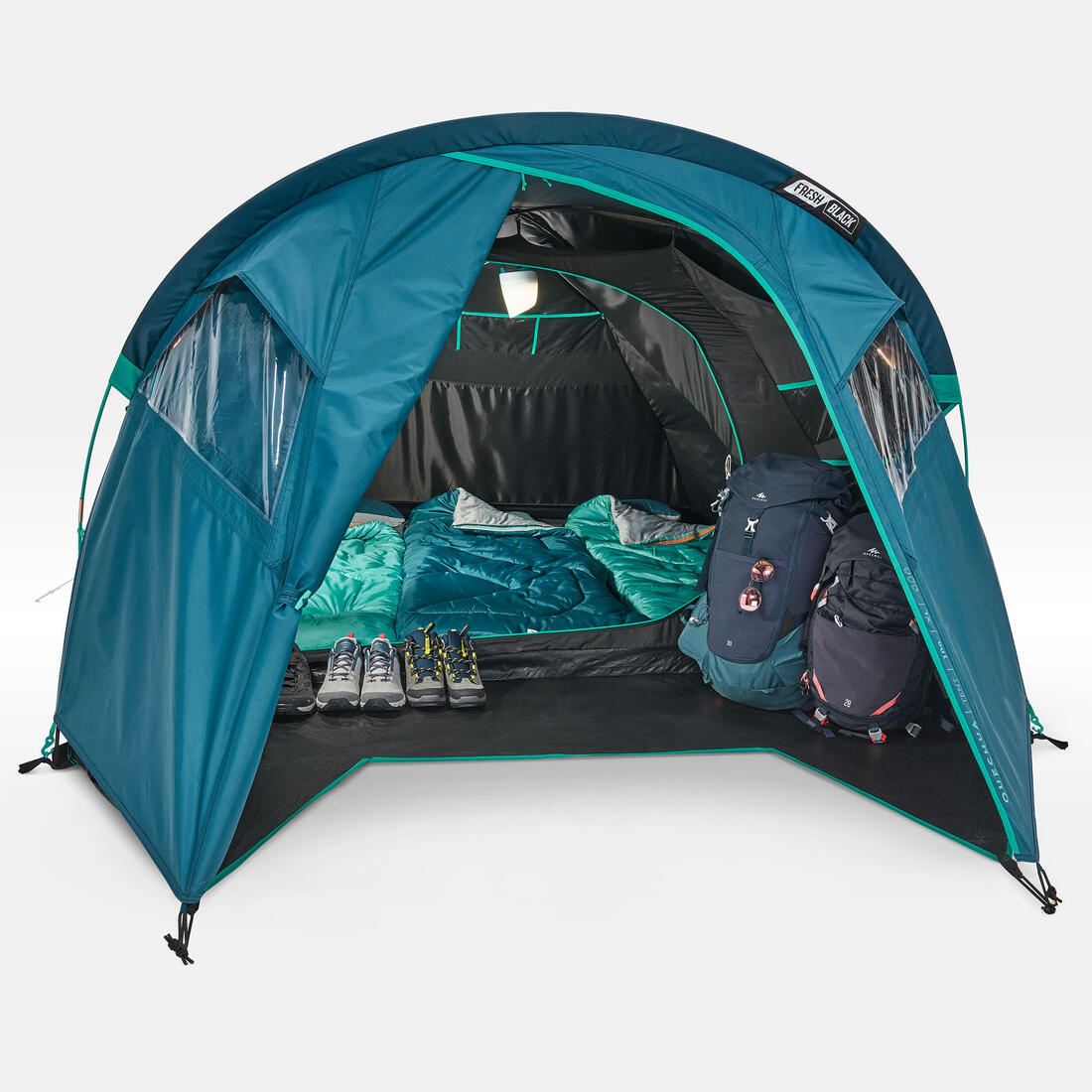 Tente de camping 3 places, MH100 XL Fresh & Black