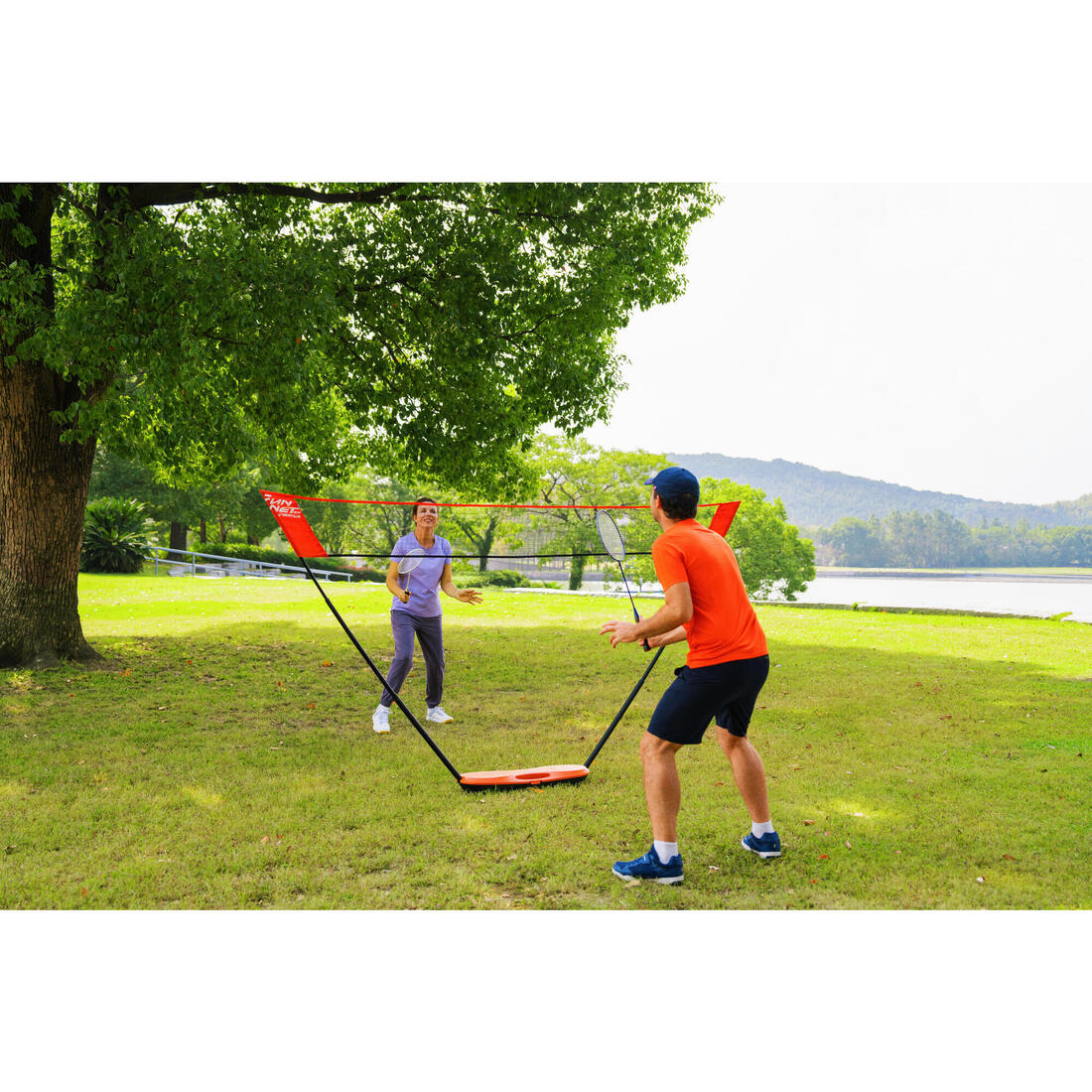 Filet de Badminton 3M, Fun Net Rouge