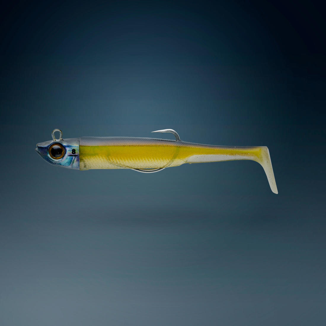 Combo leurres souples shad texan anchois ancho 90 12g ayu en mer