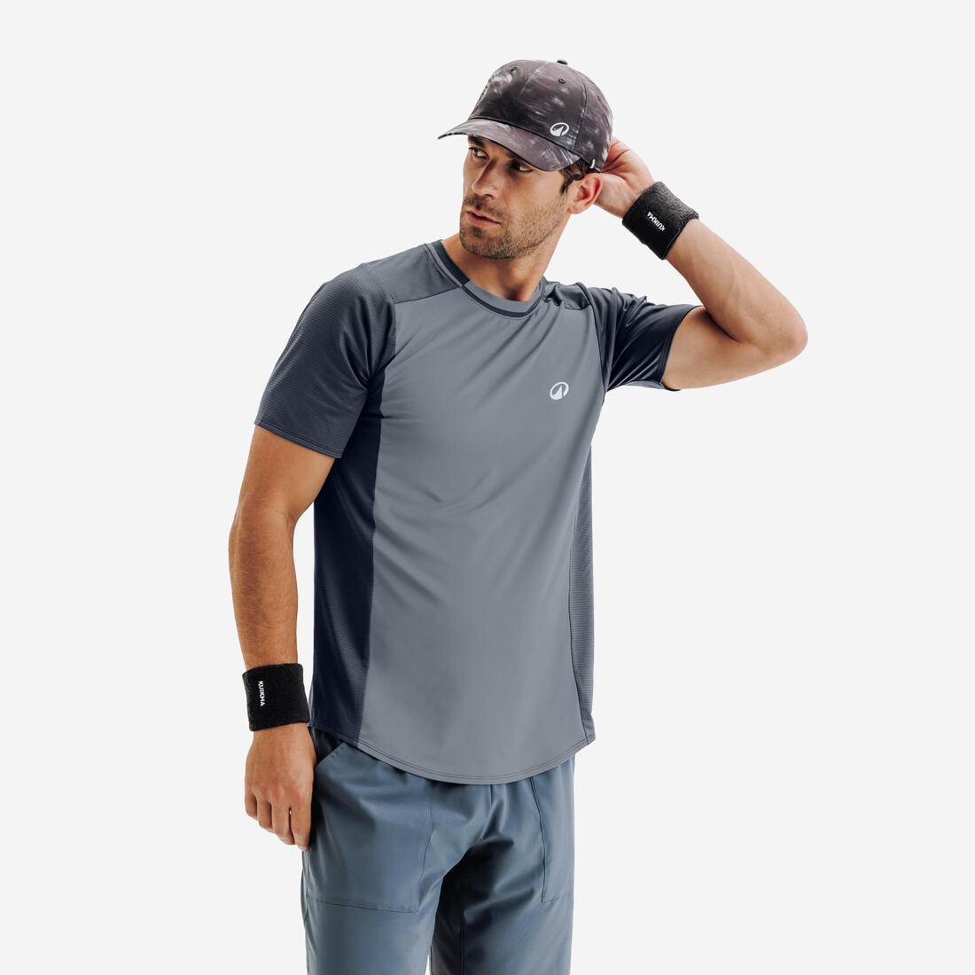 T-shirt de tennis respirant homme, Dry