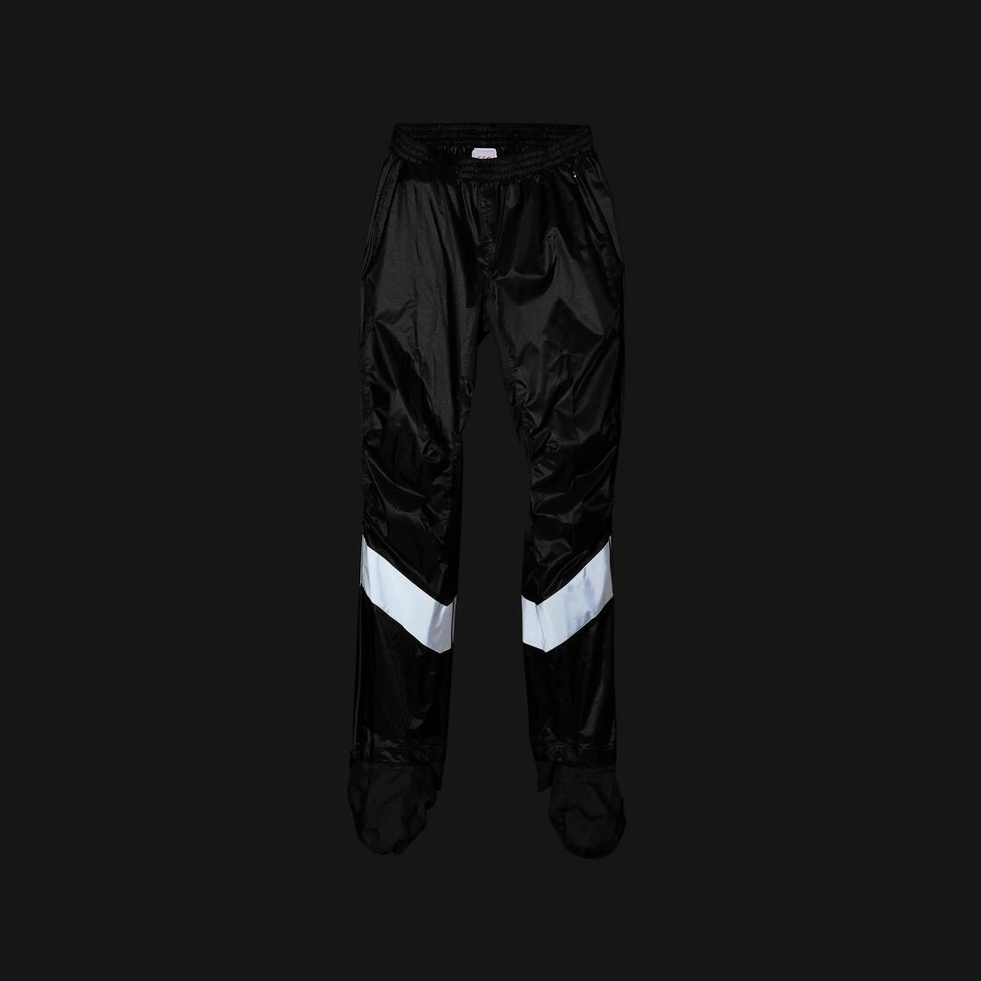 Surpantalon pluie velo ville avec couvre-chaussures integrees 540 homme noir