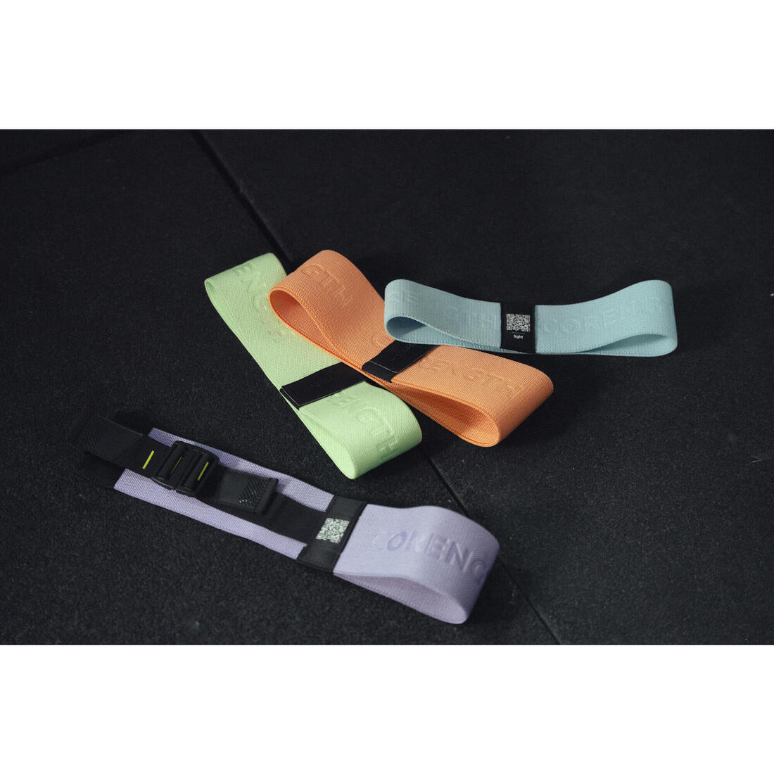 Élastique de musculation fessiers 22 kg longueur réglable - fast glute band