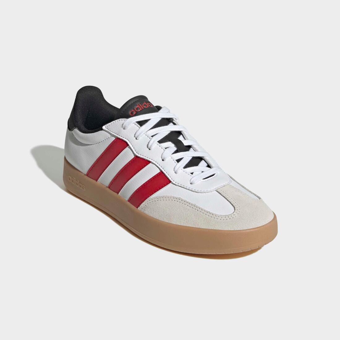 Baskets Adidas Barreda homme, Blanc Rouge