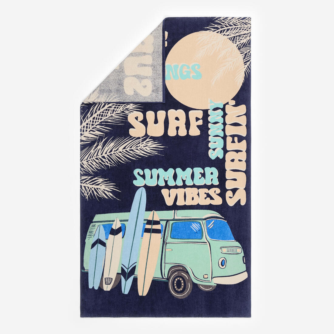 Serviette l print bora 145x85 cm