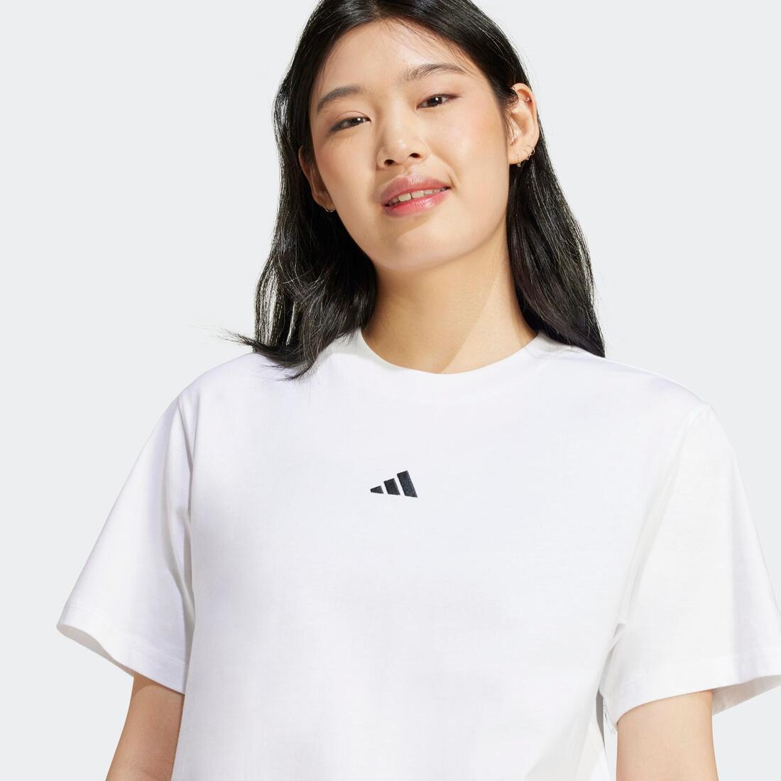 T-shirt de fitness en coton femme