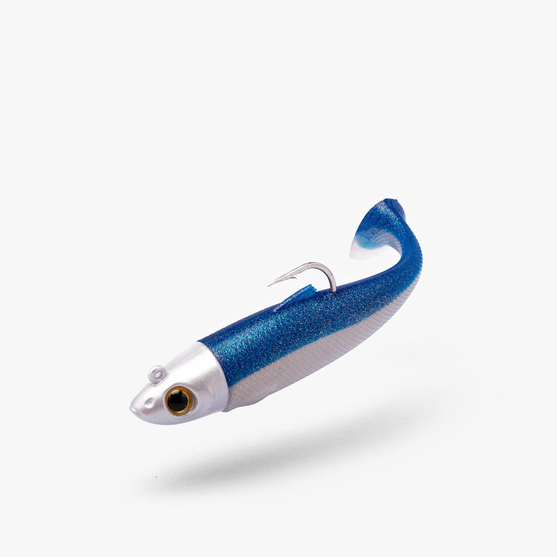 COMBO leurres souples Shad OSARDA 100 Bleu/Vert pailleté