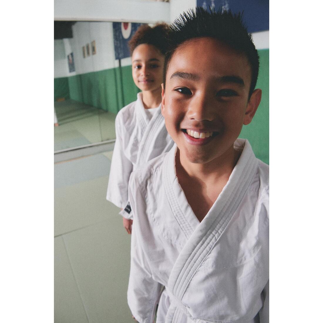 Kimono de judo pour débutant enfant, blanc