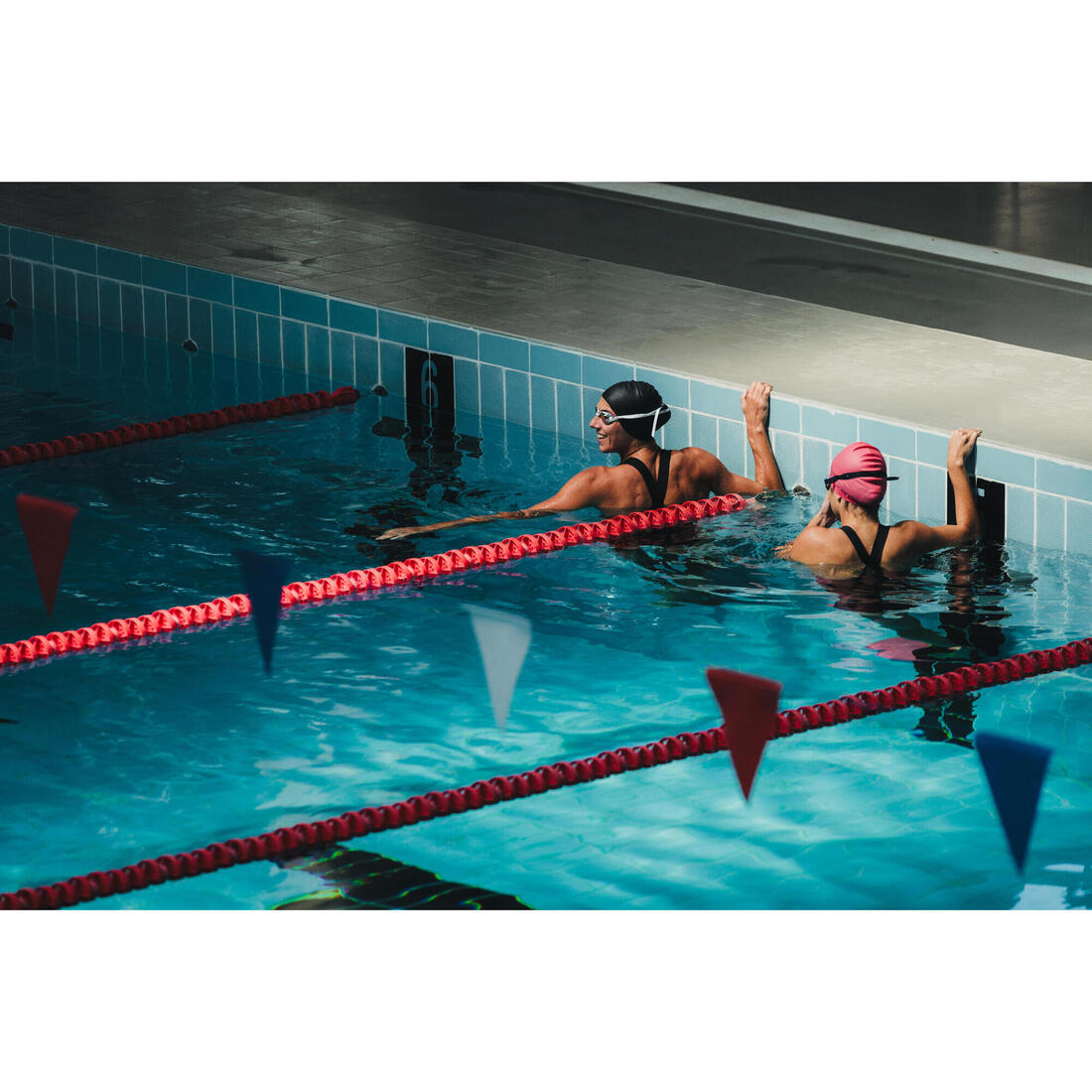 Maillot de bain 1 pièce natation Femme - Kelly noir