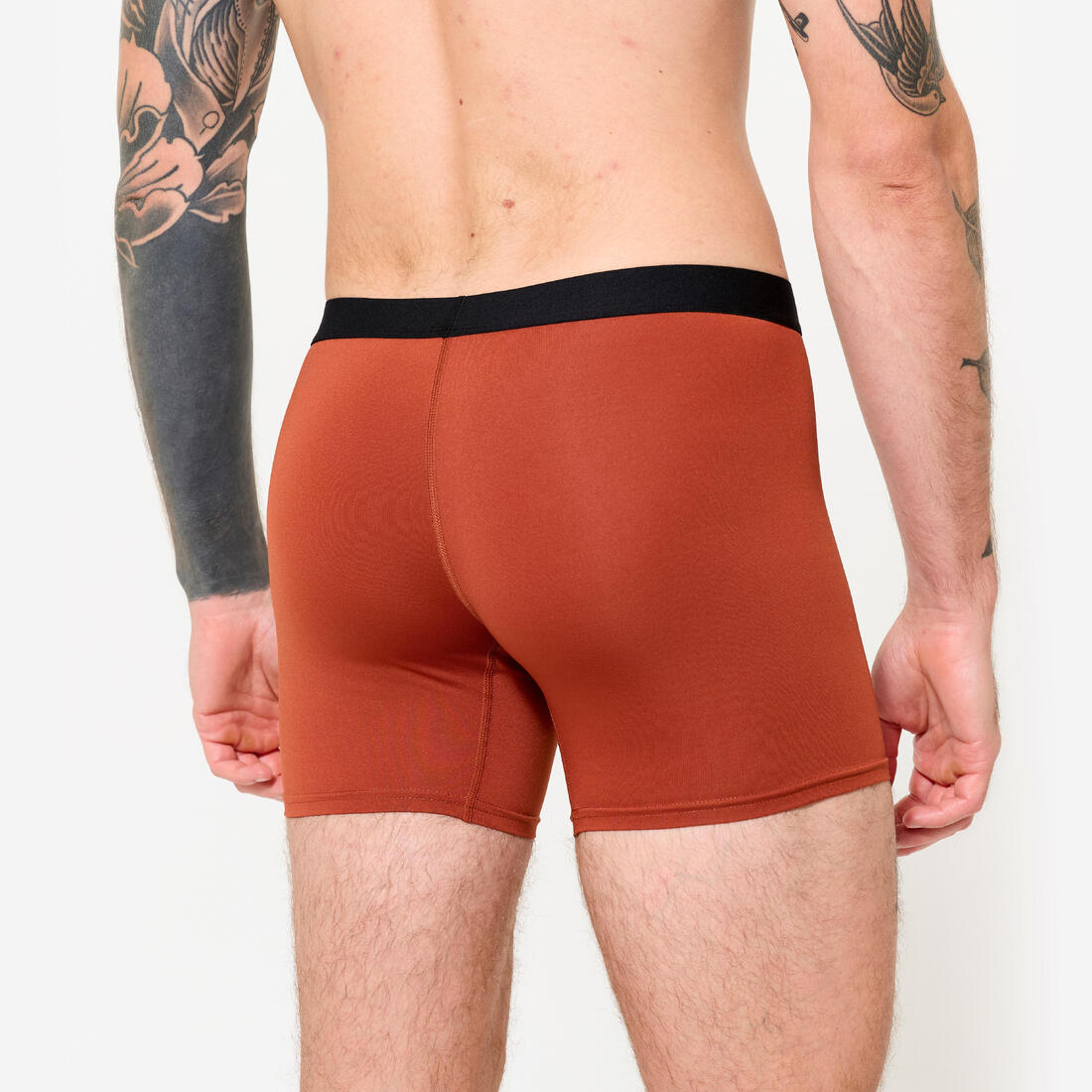 Lot de 3 boxers respirants en microfibre Homme, Bleu foncé