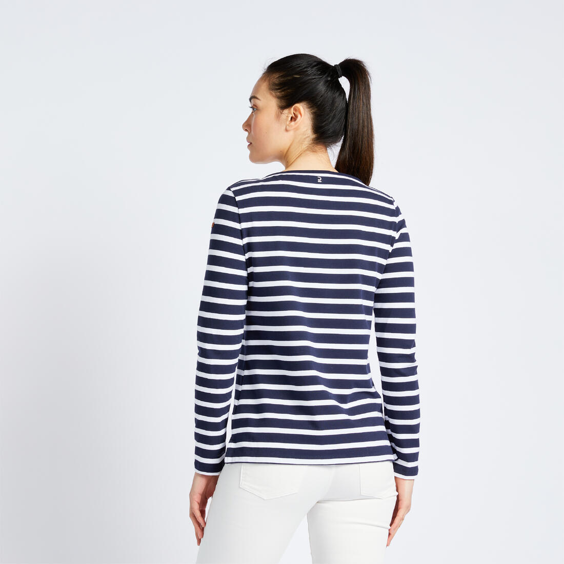T-Shirt Manches longues - marinière de voile femme Sailing 100
