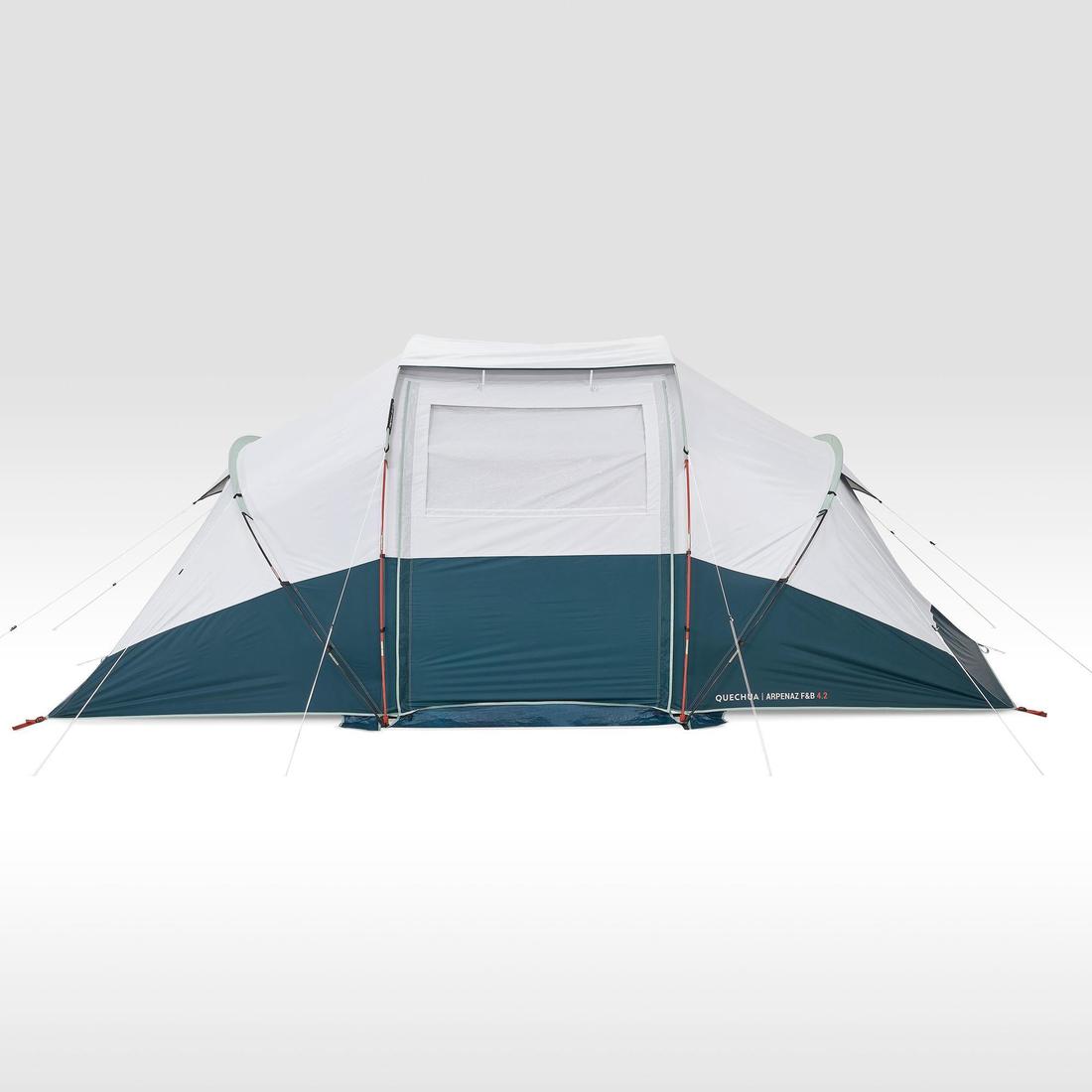 Tente de camping 4 places 2 chambres, Fresh & Black, Arpenaz 4.2
