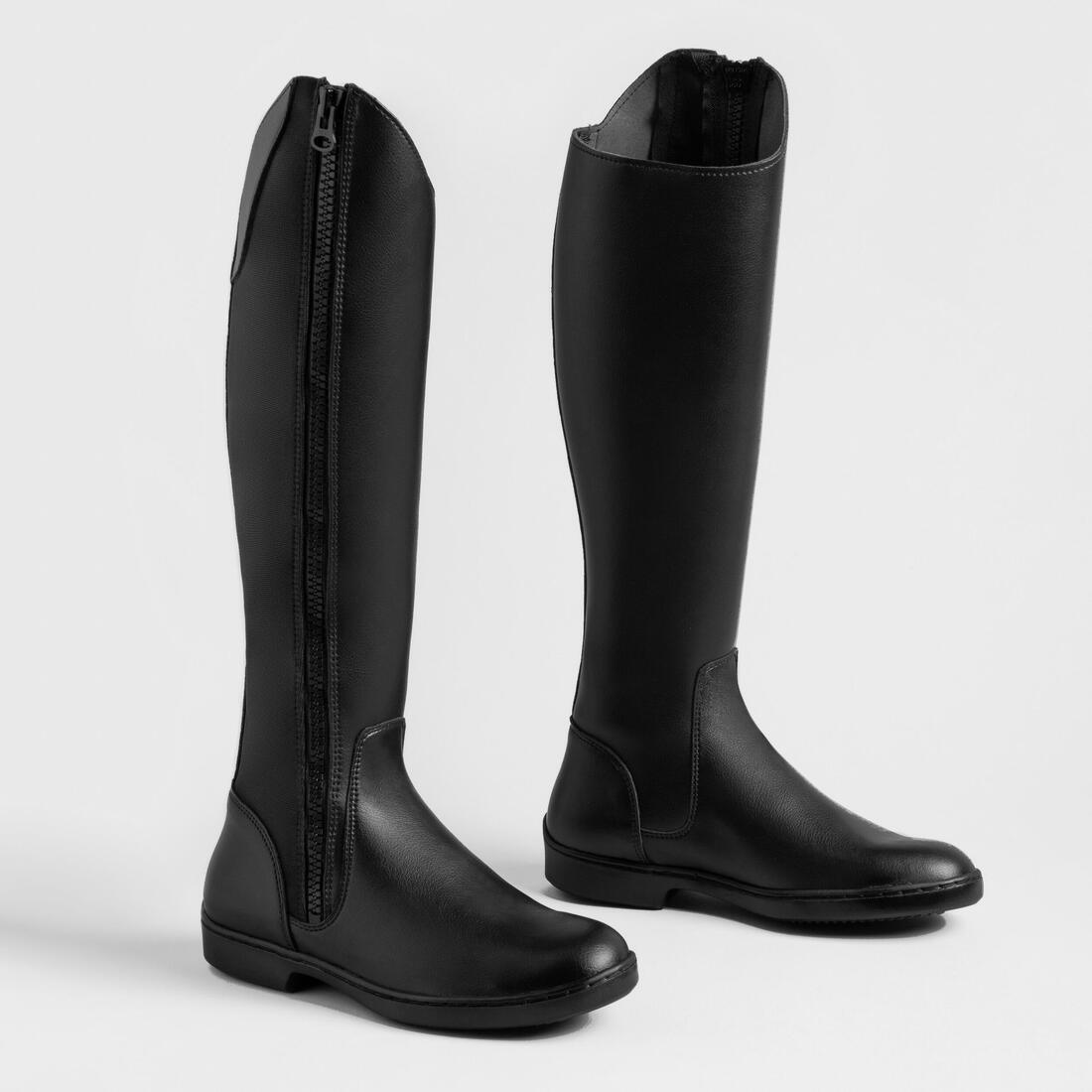 Bottes équitation adulte 500 synthétique