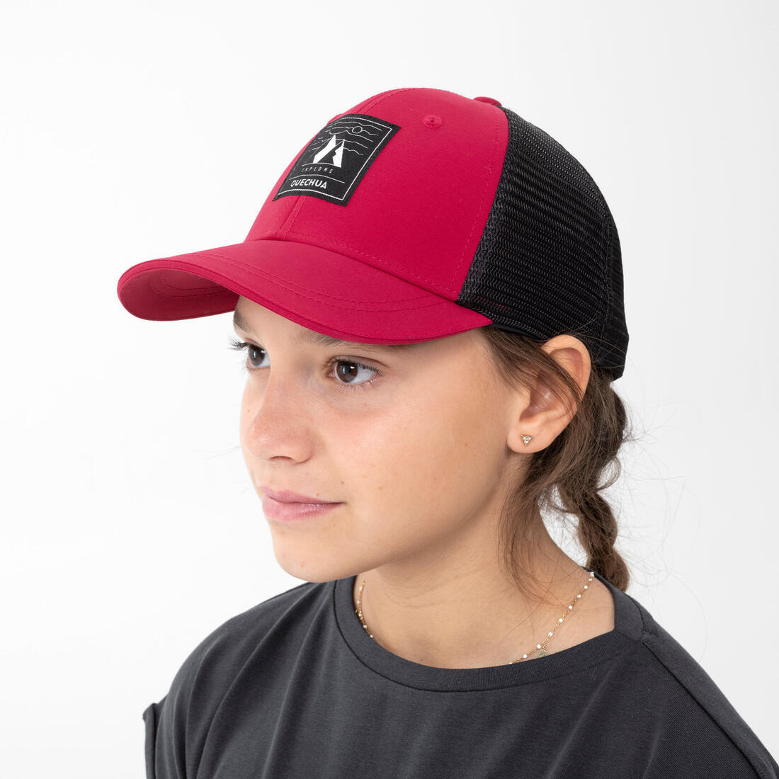 Casquette trucker verte enfant MH100
