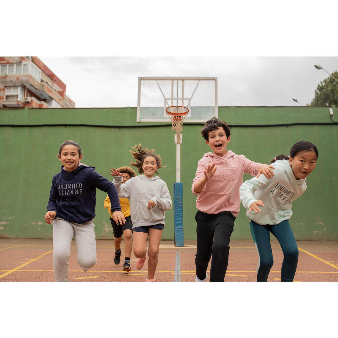 Sweat à capuche chaud enfant - 500