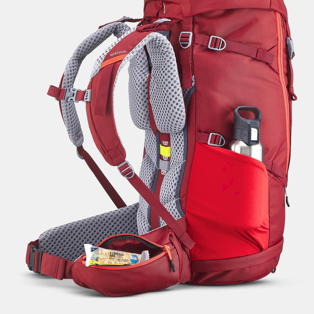 Sac à dos de randonnée 40+10L confortable et ventilé enfant, MH900