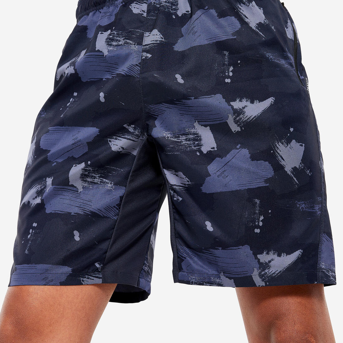Short de fitness avec poches zippées