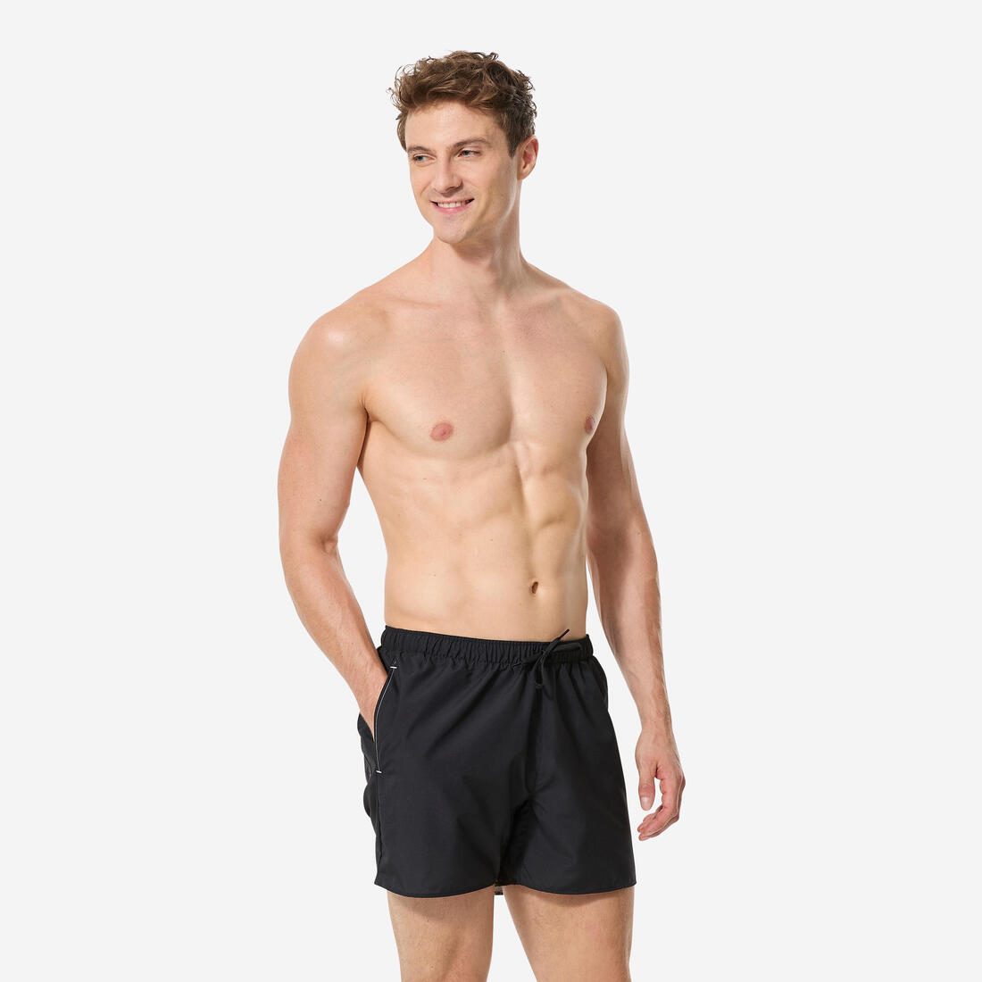Boardshort surf short de bain homme, Hendaia pockets khaki