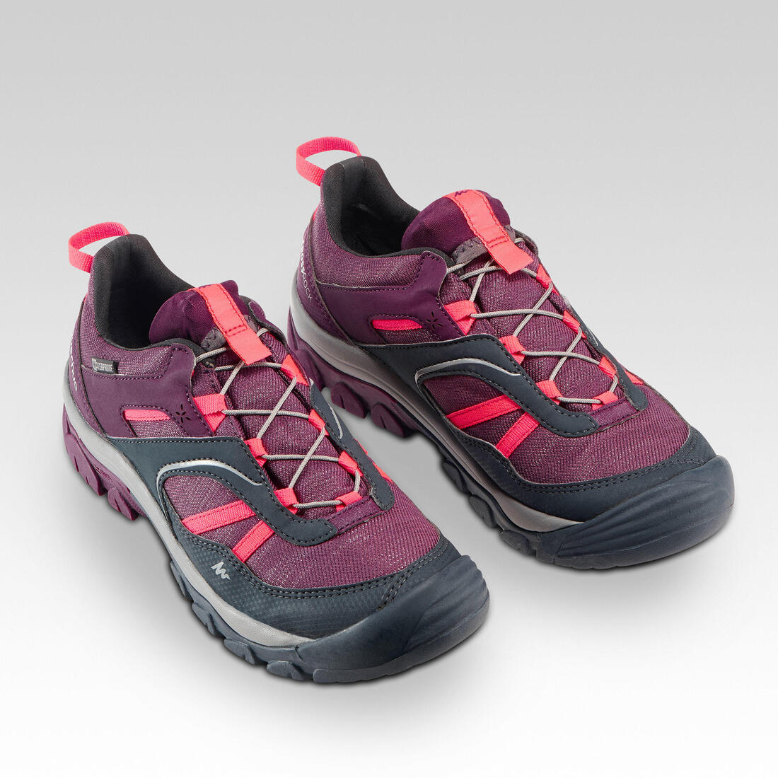 Chaussures imperméables de randonnée enfant avec lacet -CROSSROCK - 35-38
