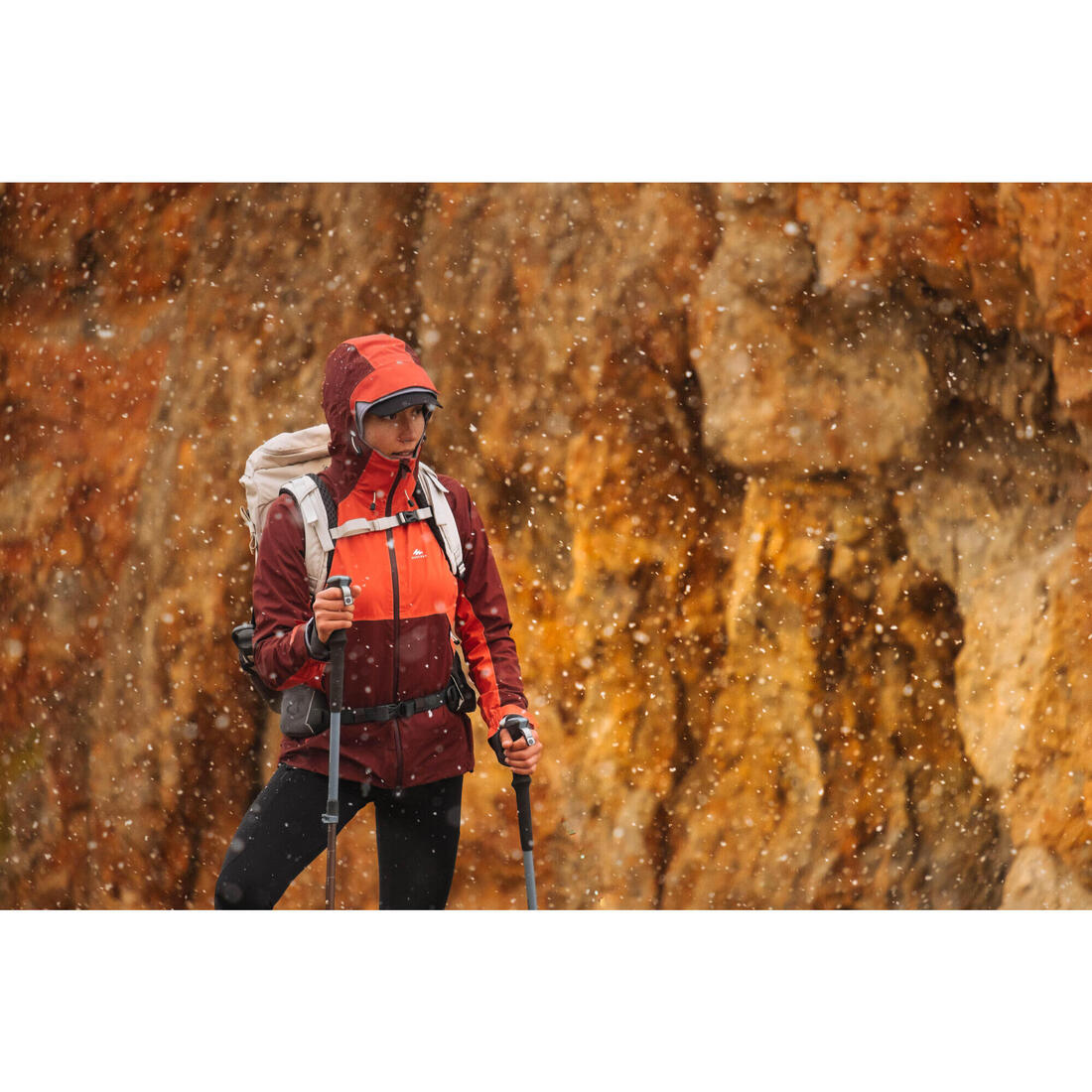 Veste imperméable de randonnée montagne - MH500 Femme