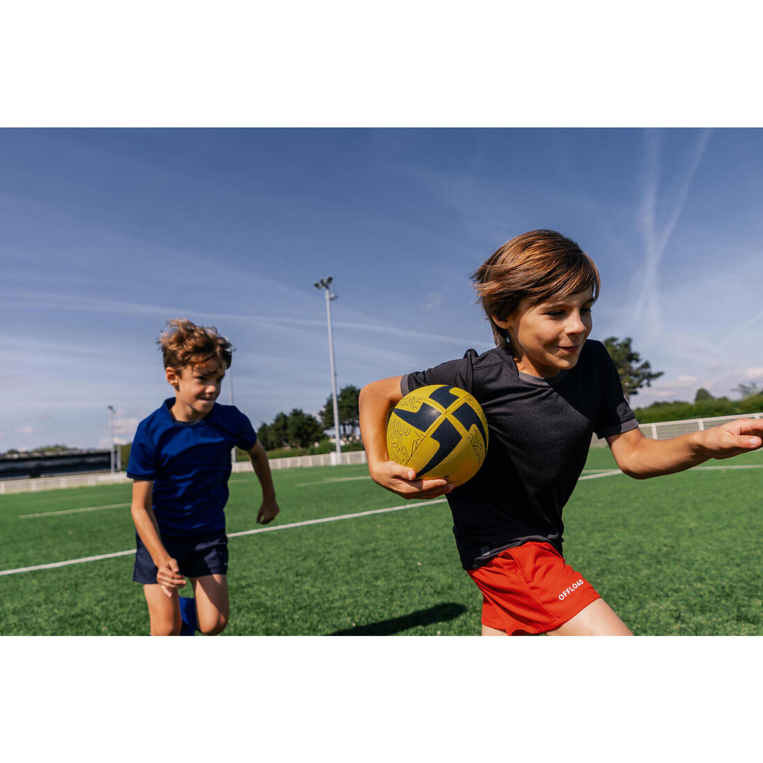Maillot manches courtes de rugby Enfant - R100