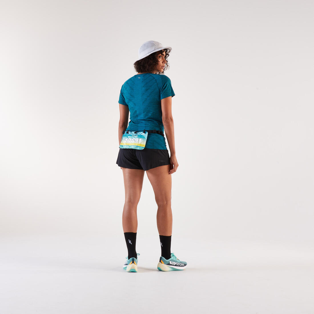 CEINTURE PORTE DOSSARD POUR COMPETITION DE RUNNING COURTE DISTANCE AU MARATHON