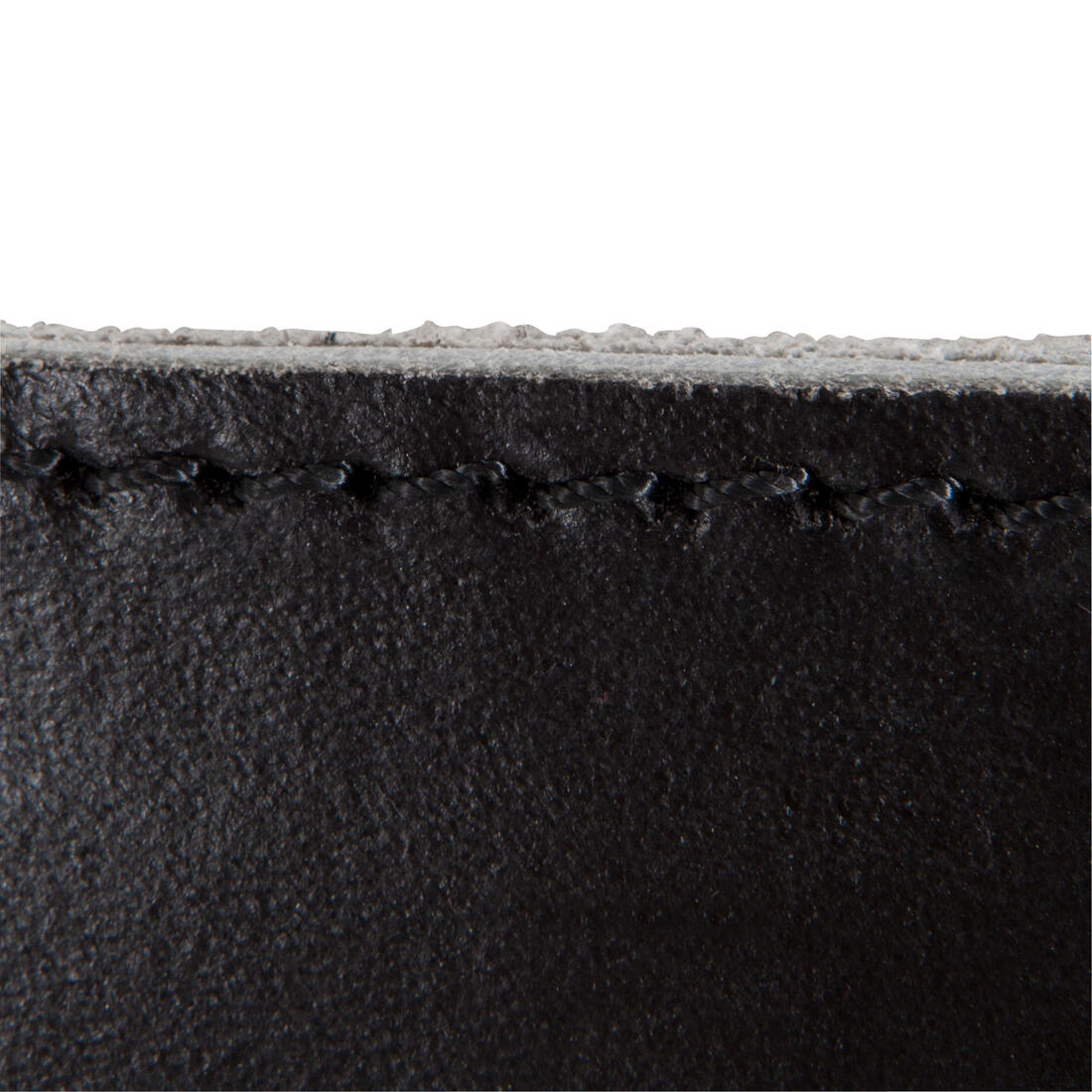 Ceinture lombaire de musculation en cuir - noire