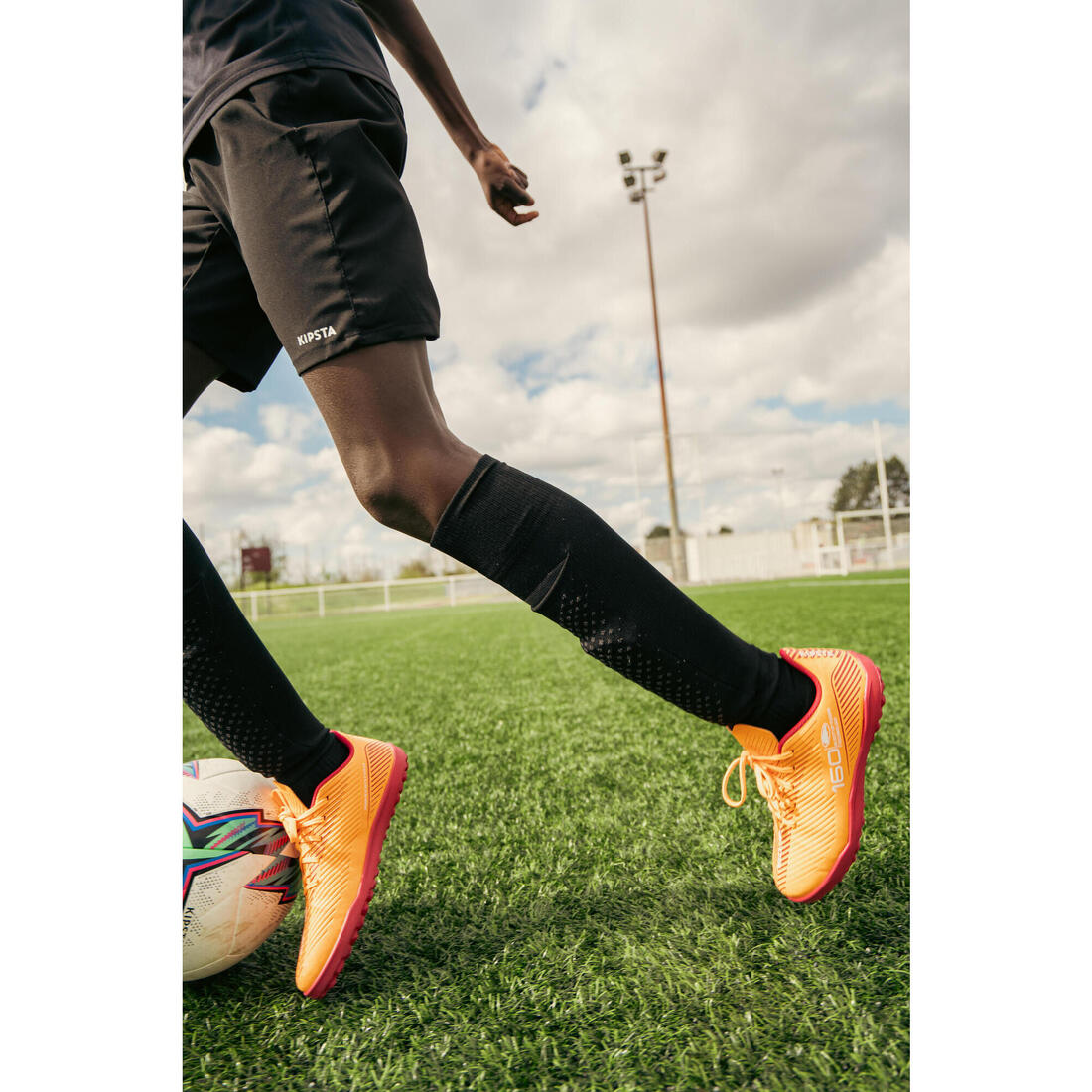 CHAUSSETTES DE FOOTBALL ENFANT EASY POCKET