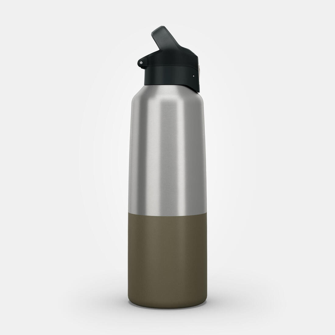Gourde 900 isotherme inox 1L bouchon à ouverture rapide pour la randonnée - roug