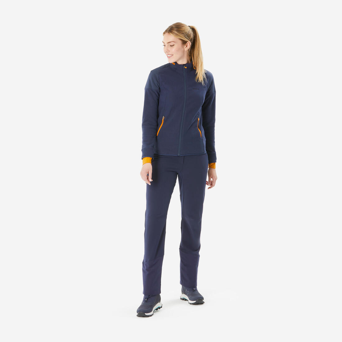 Polaire de randonnée chaude femme, MH500 Mountain