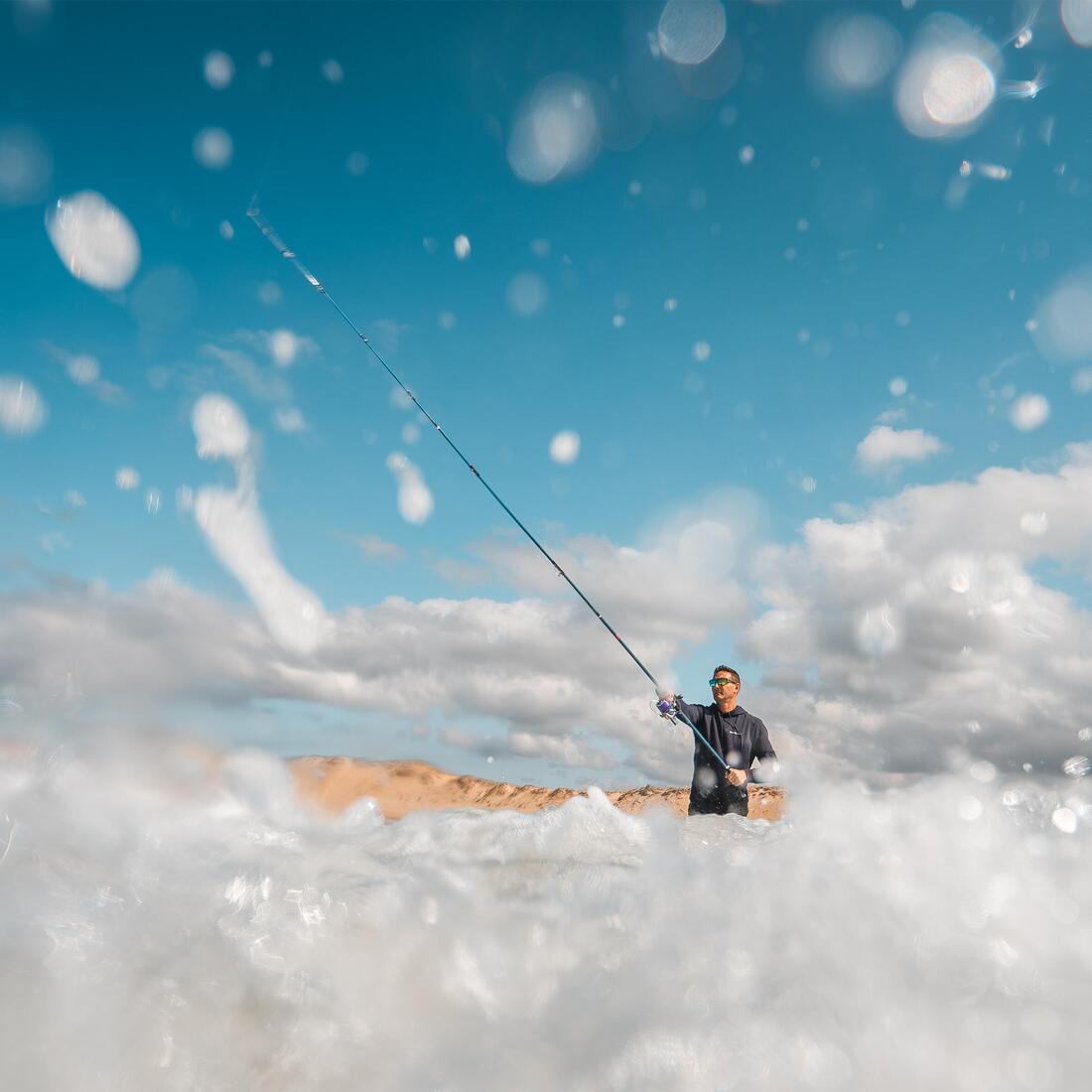 Canne surfcasting pêche en mer symbios 500 4.20m - 100-230g