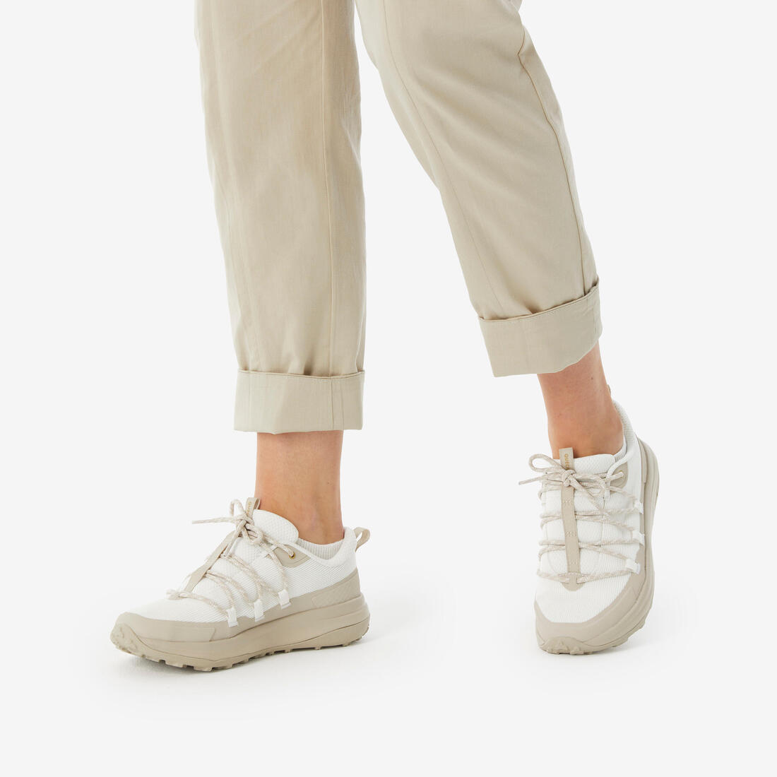 Pantalon en lin de randonnée - NH500 FEMME