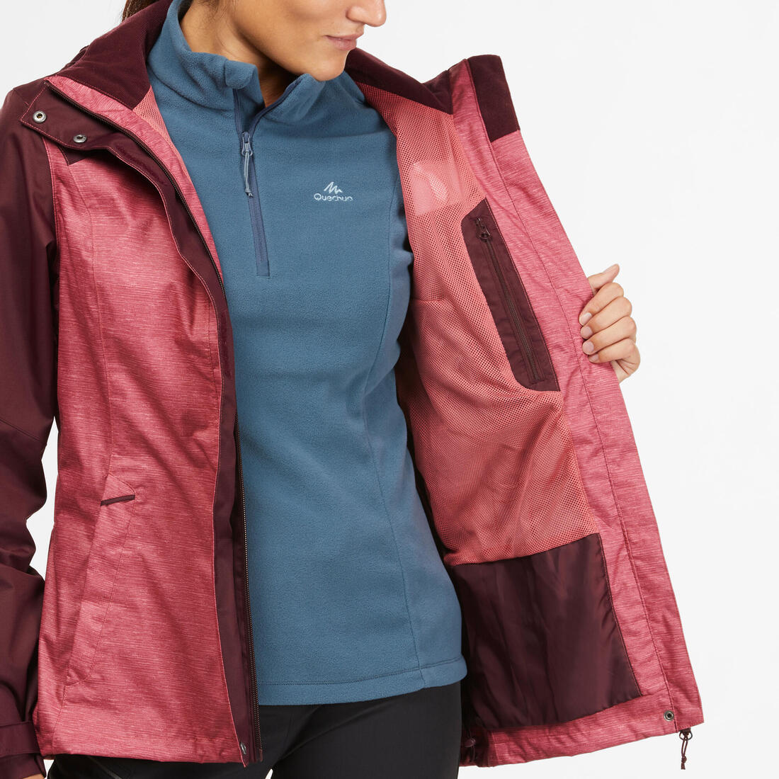 Veste imperméable de randonnée montagne - NH500 - Femme
