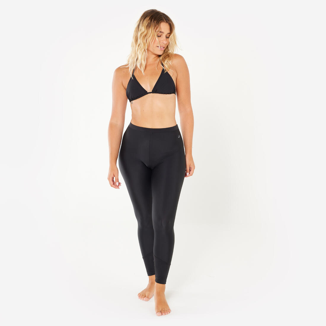 Legging anti uv surf Femme - Size + noir