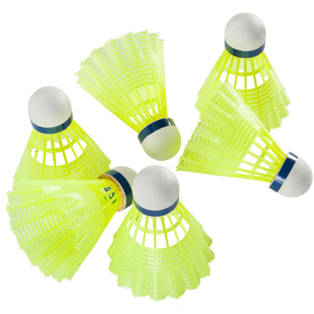 VOLANT DE BADMINTON EN PLASTIQUE YONEX MAVIS 300 x 6 - Jaune