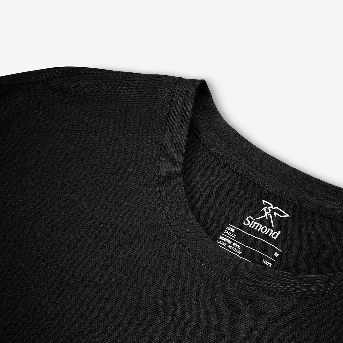T-shirt manches courtes 100 % laine mérinos homme, Merino 100%