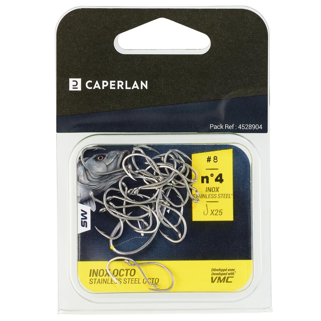 Hameçon à oeillet HOOK INOX OCTOPUS EYE pêche en mer