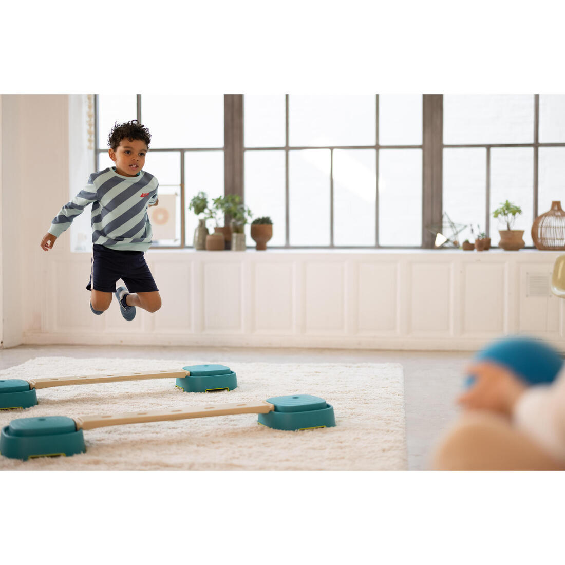 Sweat decat'oons imprimé beige baby gym enfant