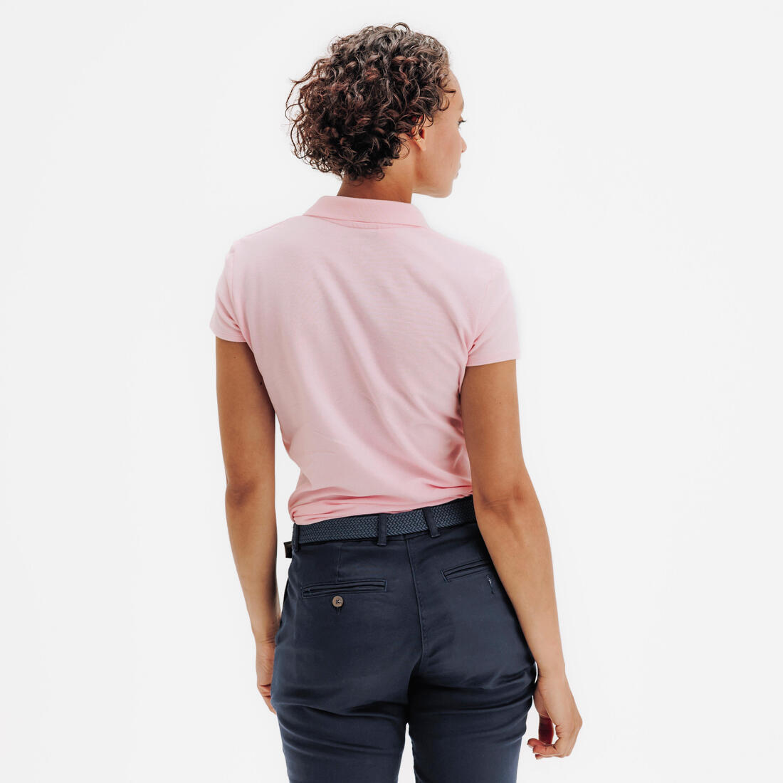 Polo de golf 100% coton manches courtes femme, MW100