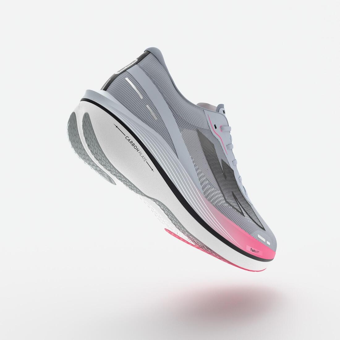 Chaussures de running avec plaque Carbone Femme, Kiprun Kipstorm Challenger CNY