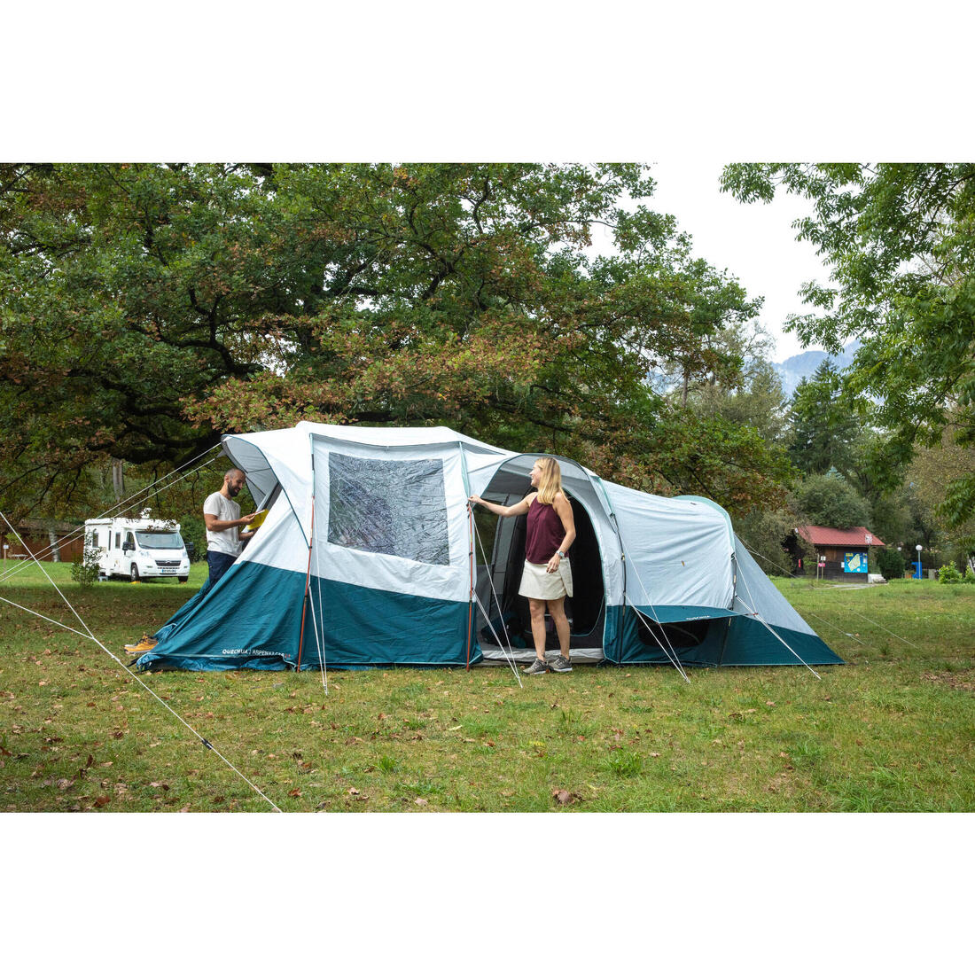 Tente à arceaux de camping - Arpenaz 6.3 F&B - 6 Places - 3 Chambres