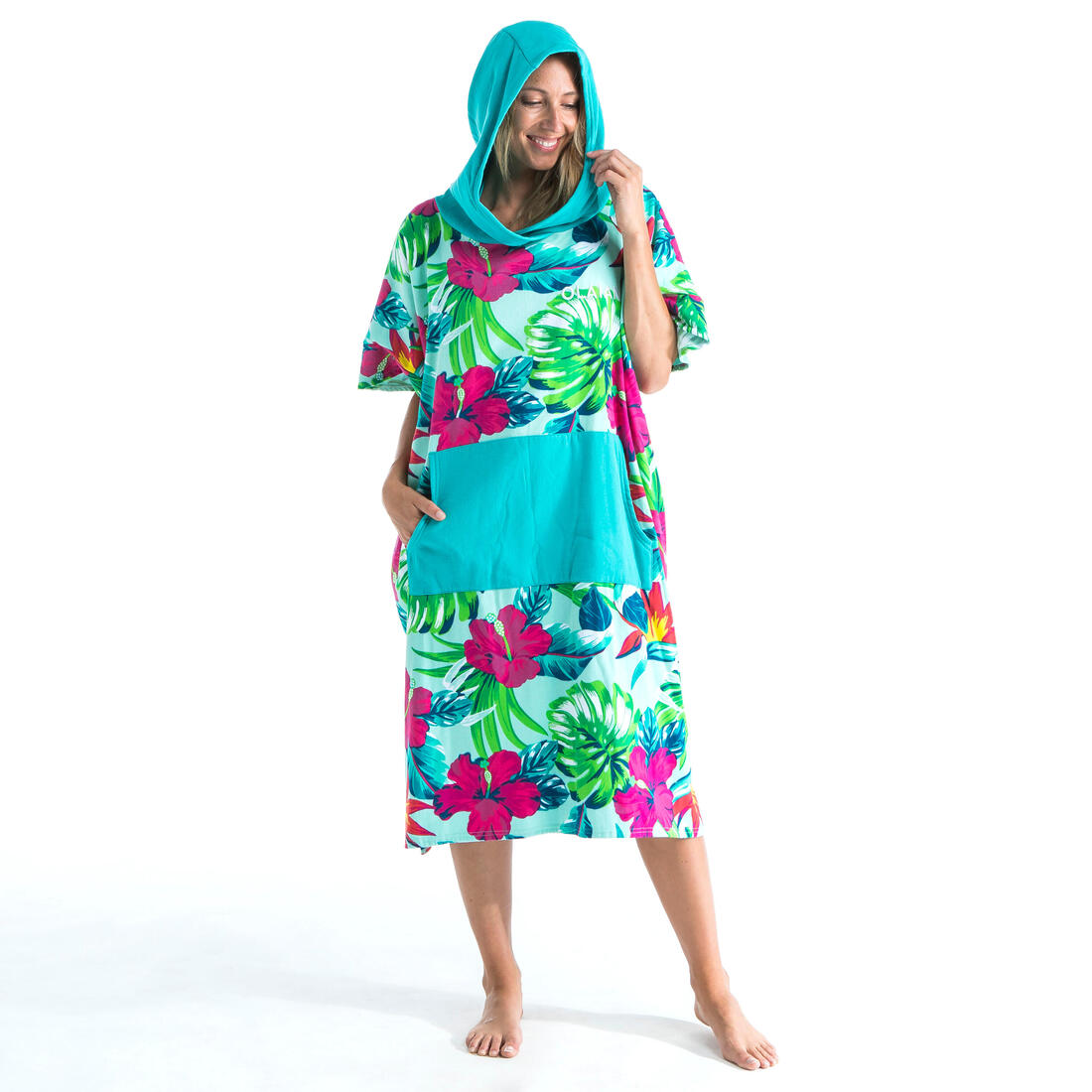 Poncho surf Adulte à partir de 150 cm - 500 Sunset