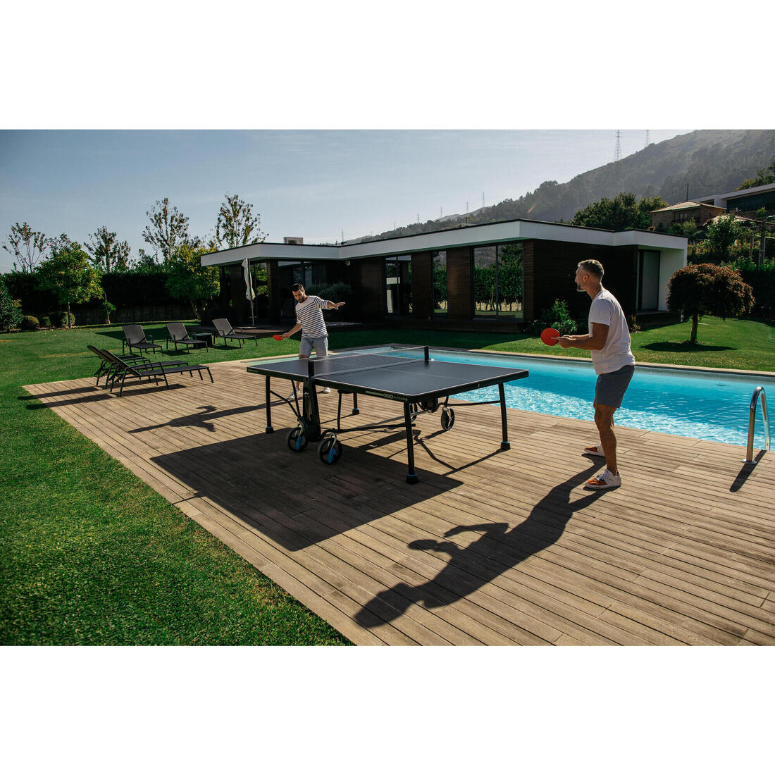 TABLE DE PING PONG EXTÉRIEURE PPT 930.2 NOIRE