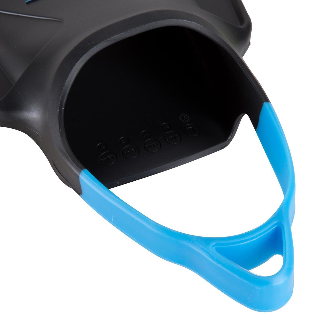Palmes Natation Courtes SPEEDO BIOFUSE FITNESS FINS Gris Bleu
